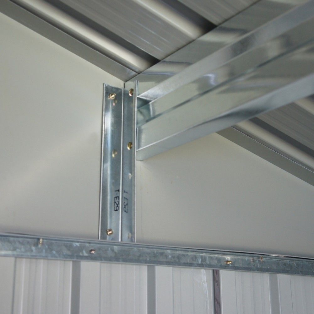 Abri De Jardin Métal Aspect Bois - 13,51 m² - 321 x 421 x 205 cm