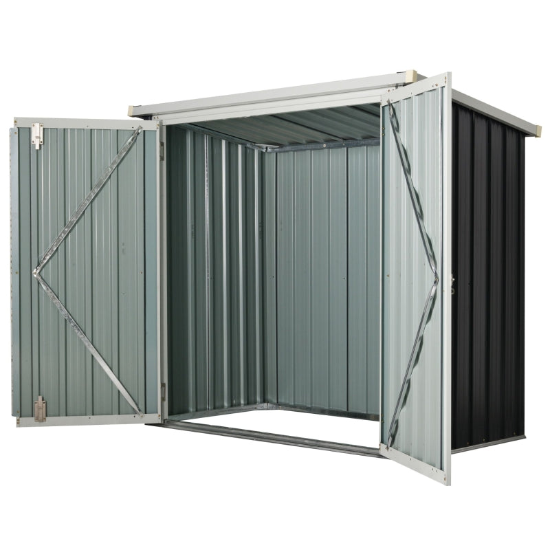 Abri de Jardin en Acier - 147 x 86 cm - 1,26 m² - 2 portes verrouillables