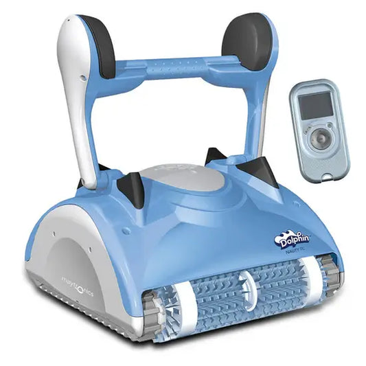 Robot Piscine - Dolphin Nauty TC - Avec brosse combinée et télécommande